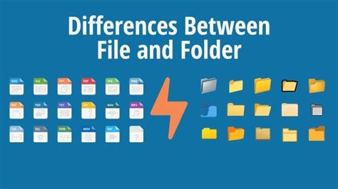 Image result for Difference Between File and Folder