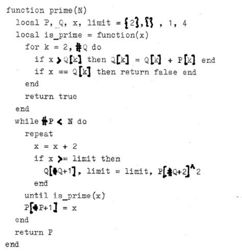 Dijkstra's Prime Number Algorithm