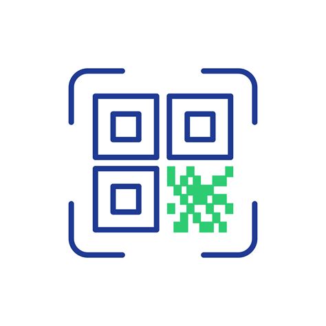 Toradh íomhá ar QR Scanner Icon Blue