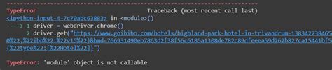 Image result for Module Object Is Not Callable in Web Driver PyCharm