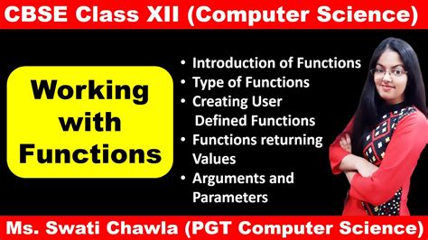 Image result for Expl of Chapter Working with Function Class XII Computer Science