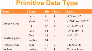 Java Primitive Data Format Specifiers に対する画像結果