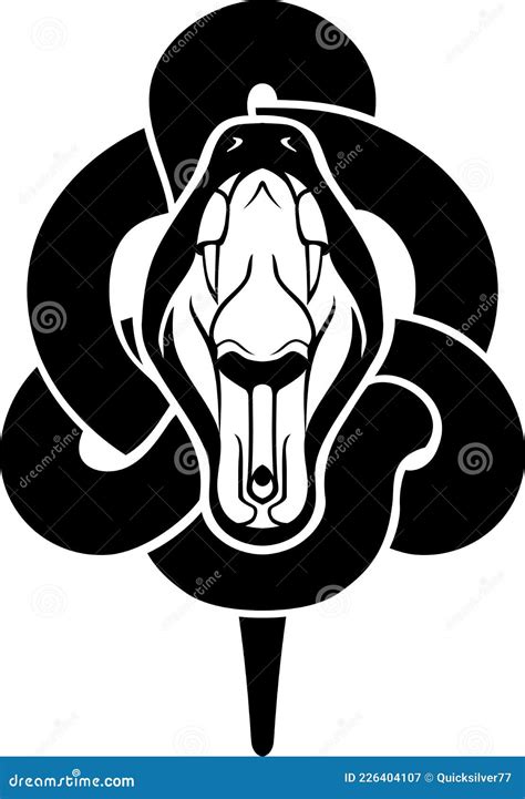 Image result for Snake Open Mouth Vector