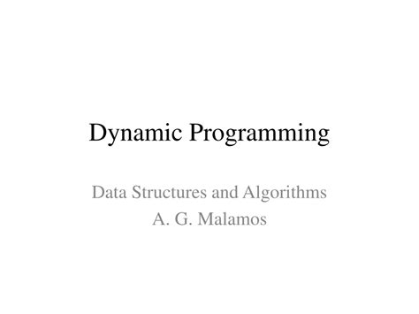 Toradh íomhá ar Dynamic Programming PPT