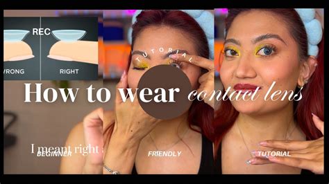 How to Put in Contact Lenses for a Beginner に対する画像結果