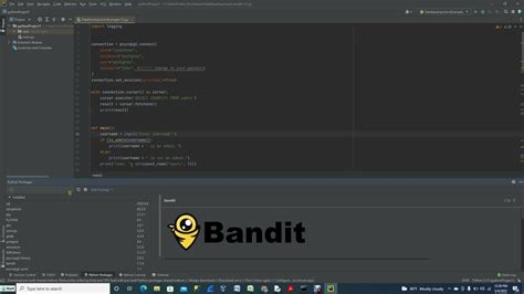 Bandit installation with Pycharm | Bandit - Risk Assessment for PYTHON ...