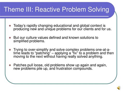 Reactive Problem Solving に対する画像結果
