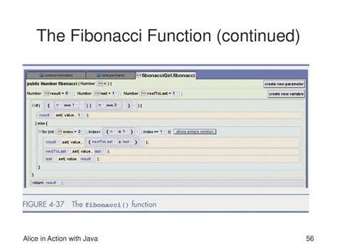 Toradh íomhá ar Fibonacci Function Java