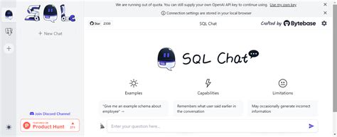 Text to SQL Chat PNG に対する画像結果