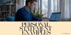 Image result for Creative Writing Personal Statement Examples
