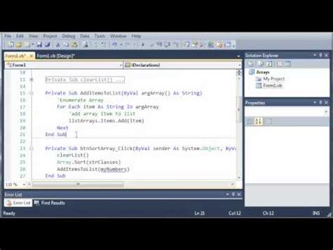Image result for Visual Basic Array of Records