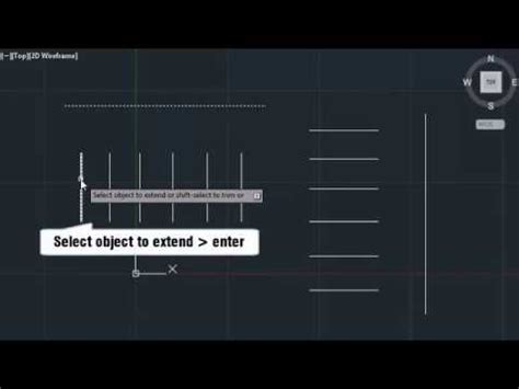 Toradh íomhá ar How to Extend a Line in AutoCAD