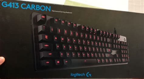 Image result for Logitech G413 Mechanical Keyboard Box