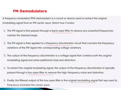 Design for FM Modulation and Demodulation に対する画像結果