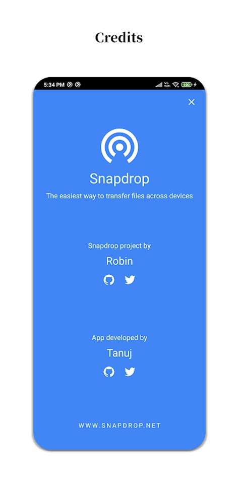 Snapdrop に対する画像結果