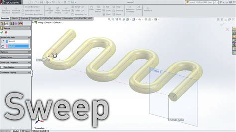 Image result for SolidWorks Sweep