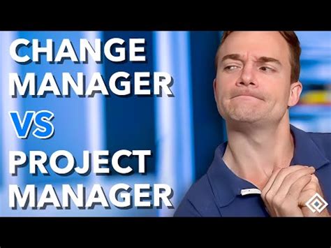 Image result for Change Manager vs Project Manager