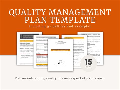 Image result for Project Quality Plan Template