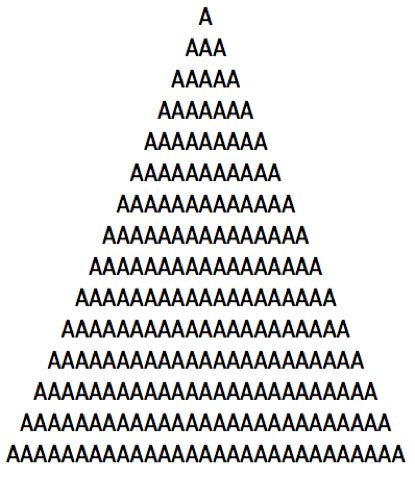 Image result for Pyramid in Java On Left Side