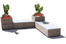 Image result for Precast Concrete Ballpark Bench