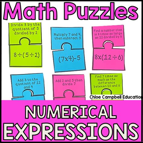 Image result for Example of Expression in Math with 5 Numbers