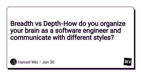 Image result for Breadth vs Depth Modeling