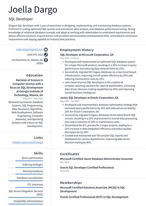 Image result for SQL Experience