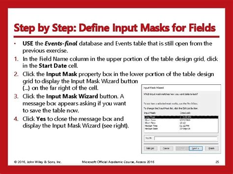 Image result for Access Input Mask Table