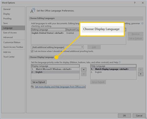 Image result for Office Language Preferences Design