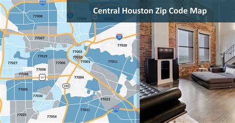 Afbeeldingsresultaten voor Houston Zip Code Map