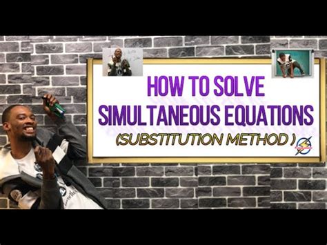 Image result for Simultaneous Equations Substitution Method Questions