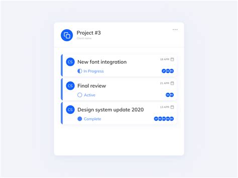 Image result for Task List UI Design