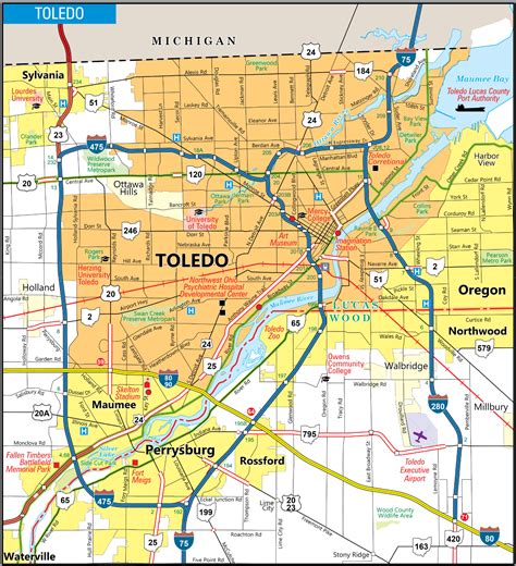 Toledo Ohio Zip Code Map に対する画像結果