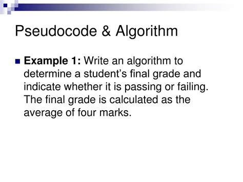 Image result for Algorithm in Pseudocode Example Input of 2