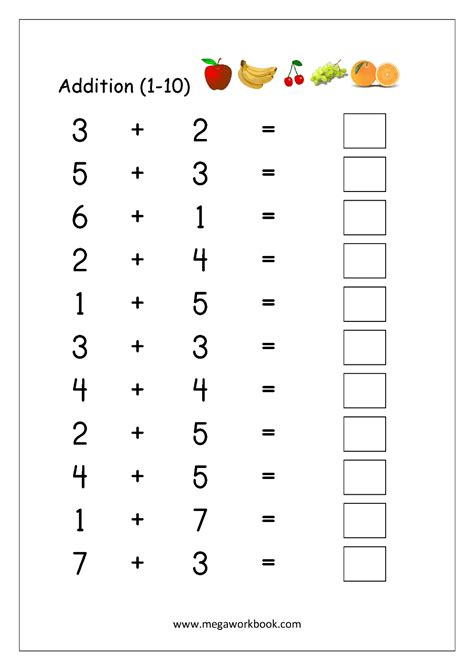 Image result for Adding Numbers Worksheets for Grade 1