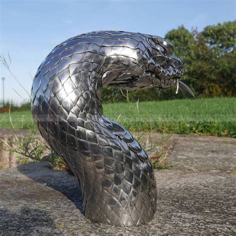 Image result for Burmese Python Metal Sculpture