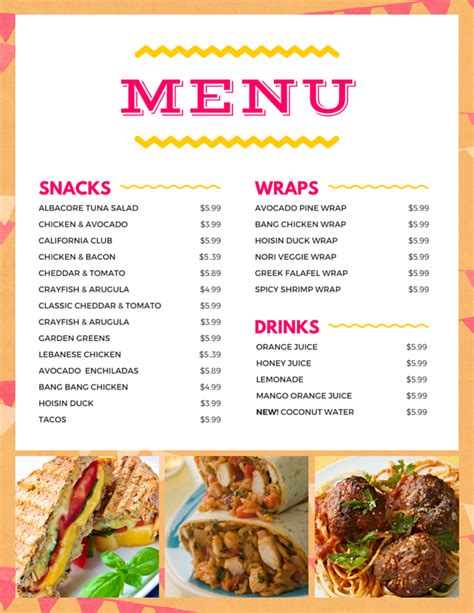 Toradh íomhá ar Canva Menu