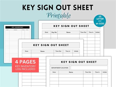 Afbeeldingsresultaten voor Pool Key Sign Out Sheet