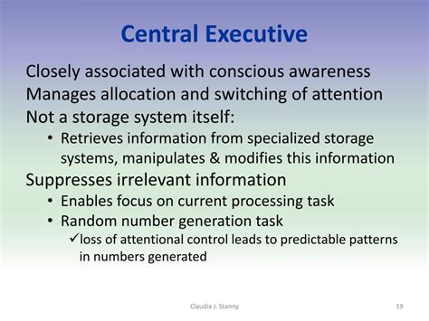 Toradh íomhá ar Working Memory PowerPoint