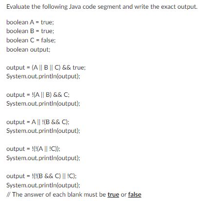 Toradh íomhá ar Boolean Java Coding