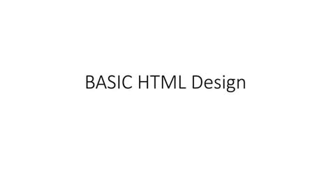Image result for How to Create a Simple Design HTML Tutorial