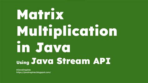 Toradh íomhá ar Matrix Multiplication Algorithm Java