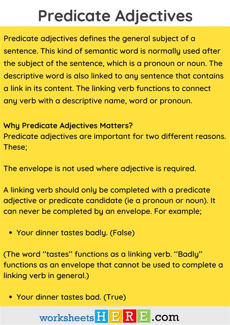 Predicate Adjective Examples に対する画像結果