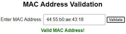 Résultat d’images pour Regex Mac Address Format