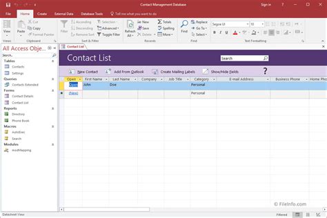 Image result for MS Access File Path Name