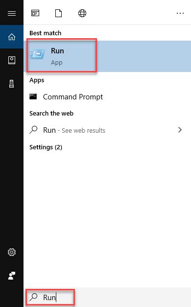 Launch Run Dialog Box に対する画像結果