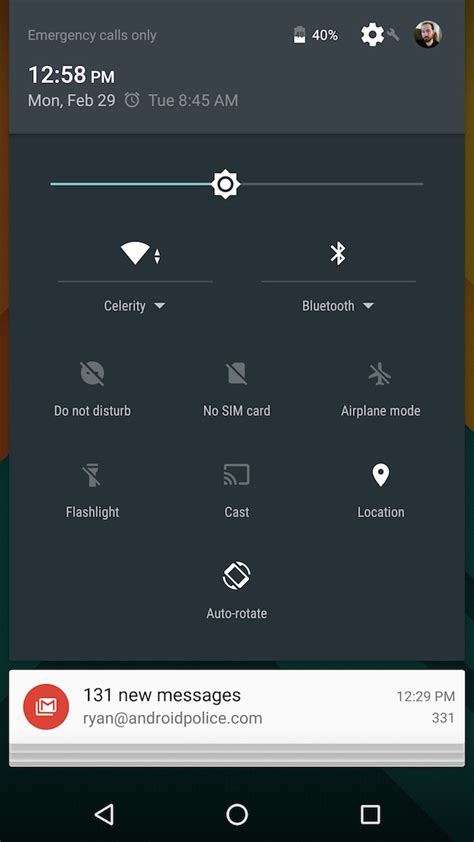Android 10 Notification Panel に対する画像結果