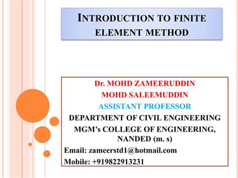 Introduction to the Finite Element Method PDF に対する画像結果