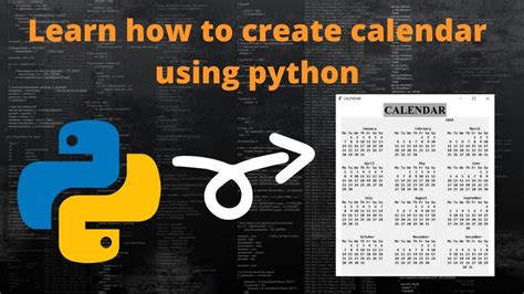 Image result for How to Code a Calendar in Python