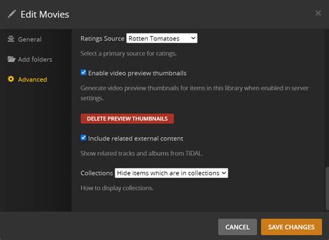 Toradh íomhá ar Plex Collections